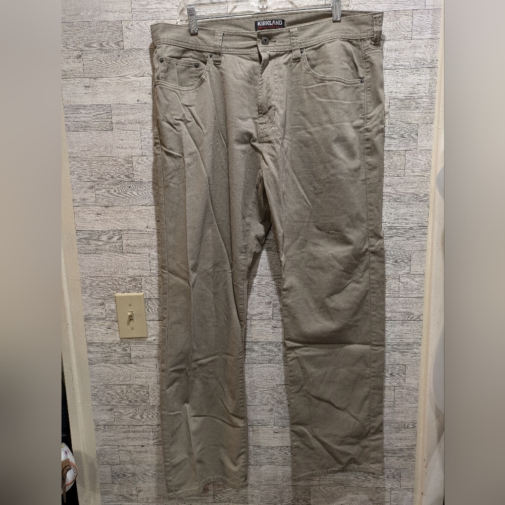 Kirkland Signature Beige Trousers Size 36x30